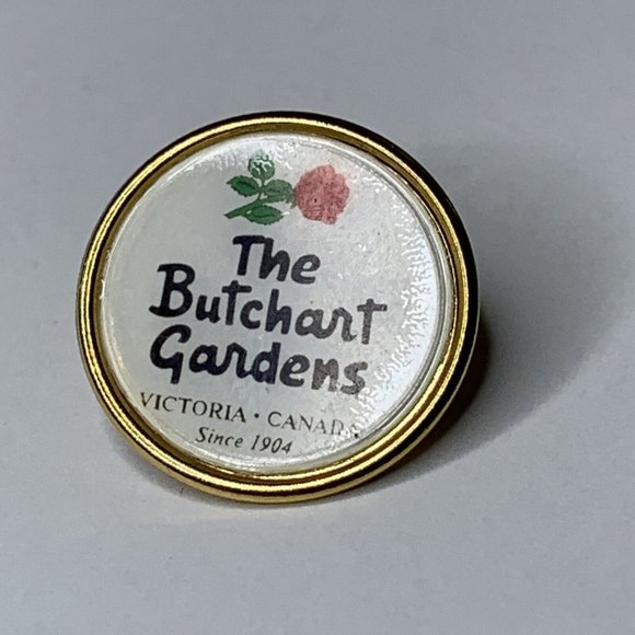 Butchart Gardens Round Lapel Pin Victoria - Canada - Picture 5 of 5
